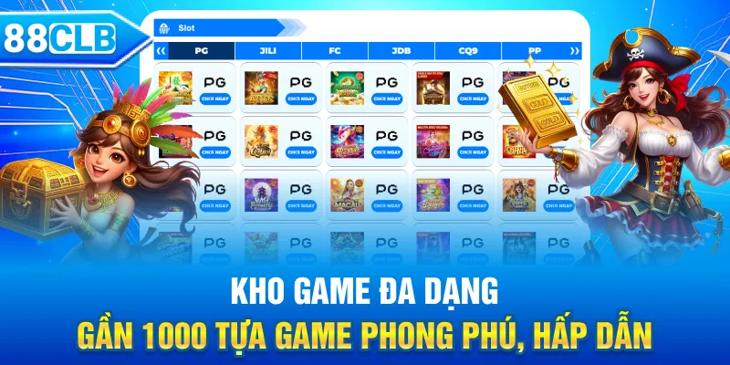 Thư viện game cá cược đa dạng top đầu